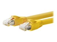 Vivolink - Nettverkskabel - Rj-45 (Hann) Til Rj-45 (Hann) - 40 M - F/Ftp - Cat 6A - Halogenfri, Formstøpt, Solid - Gul