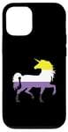 Coque pour iPhone 13 Pro Licorne Violet Jaune