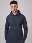 Reiss x McLaren Apex Interlock Cotton Jersey Hoodie, Airforce Blue