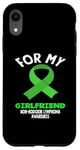 Coque pour iPhone XR Citron vert de sensibilisation au lymphome non hodgkinien pour ma petite amie