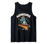 Marimbasaurus Dinosaur Musician Vibraphonist Trex Marimba Tank Top