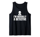 Cool Detective For Men Women Murder Shows True Crime Lover Tank Top