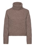 Wool-Cashmere Turtleneck Sweater Tops Knitwear Turtleneck Brown Polo Ralph Lauren