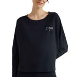 Tommy Hilfiger Original Long Sleeve Lounge T Shirt Marin bomull X-Small Dam