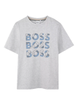 HUGO BOSS Kids' Logo T-Shirt, Chine Grey