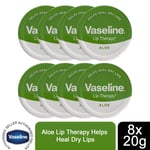 Vaseline Lip Therapy Petroleum Jelly for Dry Lips Choice of Fragrance 20g, 8 Pk