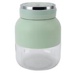 (Light Green)Electronic Juicer Cup Fashion Wireless Portable Blender USB