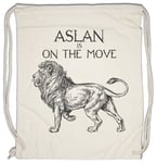 Aslan Is On The Move Drawstring Bag The Chronicles Lion Caspian Susan of Narnia