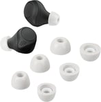 6X Embout Compatible Avec Jabra Elite 75T /65T / Active - Embouts De Rechange En Mousse Pour Écouteurs - 3 Tailles S M L - Gris[CAS310877]