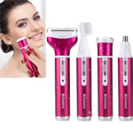 4 en 1 Rasoir Electrique Femme - Epilateur Sourcils Electrique Femme, Tondeuse Femme Indolore, Epilateur Flawless la barbe, plus enc