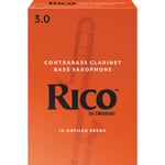 D'Addario RFA1030 Klarinett Flis 10 Pack Rico Contra Bass Clarinet/Bass Sax 3.0