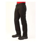 Mens Cargo Combat Work Trousers Black Heavy Duty Pockets ORN 32" Waist x 35L