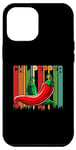 Coque pour iPhone 12 Pro Max Vintage Chili-Peppers Red Hot Vintage Poivrons Légumes