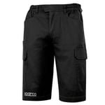 Sparco Bermuda Cargo Shortsit mustat