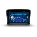 2 Din Car Navigation Android Stereo Bluetooth 9'' Touchscreen Wifi Car Info Plug And Play Full RCA SWC Support Carautoplay/GPS/DAB+/OBDII for Audi TT 2 2006-2014,Quad core,4G Wifi 2G+32G