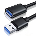 RALLONGE CABLE USB FICHE MALE VERS FEMELLE 3M