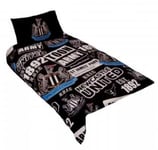 Newcastle United Toon 'patch' Single Duvet Cover Set Bedding Kids & Adults