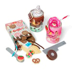 Melissa & Doug Make a Shake Mason Jar Milkshake Reusable Pretend Play Food Set for Boys and Girls Ages 3+