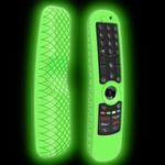 Housse Coque En Silicone Pour Telecommande Lg Mr21Ga Mr22Ga Mr23Ga Mr24Ga,Etui De Protection Pour Magic Remote Lg 2021-2024(Glow Green)