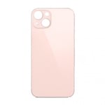 VITRE ARRIERE COMPATIBLE AVEC ADHESIF POUR IPHONE 13 MINI ROSE