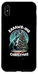 Coque pour iPhone XS Max Balade autour du dinosaure de Noël