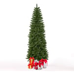 Sapin de Noël 210 cm vert artificiel classique Fauske