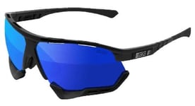 Lunettes scicon aerocomfort xl noir brillant   bleu miroir