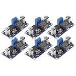 6-pack LM2596 DC-DC-omvandlare 3,0-40V till 1,5-35V Strömförsörjningsmodul (6-pack)