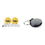 Yale IA-330 Sync Smart Home Alarm, White & AC-KF Sync Alarm Key Fob- Sync Smart Home Alarm - 200 m range - Works with Alexa, The Google Assistant - Philips Hue