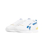 Reebok Unisex Glide Ripple Clip Sneaker, FTWWHT/VECBLU/CLAYEL, 2.5 UK