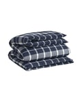 GANT Home - Flannel Check Påslakan Marine Enkel från Sleepo