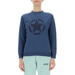 JEEP O102753-Q032 J Sweat-Shirt COL Rond Femme Star Large Print J23S Canvas Blue/Deep Blu S