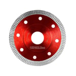 Lame diamantée 125 carreaux, lame diamantée fine pour coupe à sec, lame de scie circulaire à disque diamanté pour carreaux granit céramique marbre calcaire carrelage bois (125mm)