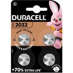 Duracell DL2032 / CR2032 knappcelle (4 stk.)