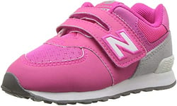 New Balance - Unisexe Enfant 574 YV574 Chaussures, 38 EUR, Pink/Grey