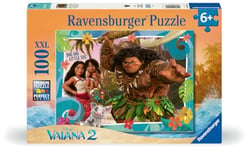 Ravensburger - Puzzle Enfant - 100 pièces XXL - Explorer de Nouveaux Mondes/Disney Vaiana 2 - Fille ou garçon dès 6 Ans - Puzzle de qualité supérieure - 12004101