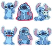 Lot 6 Coussin Peluche Lilo & Stitch 15cm – Disney – B1862