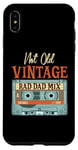 Coque pour iPhone XS Max Not Old Vintage Rad-Dad Mix Cassette Tape Retro Fête des Pères