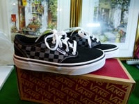 Vans Atwood Checker Dot Black/White UK size 1 Unisex