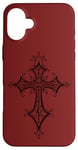 iPhone 16 Plus Alternative Cross Mall Goth Grunge Gothic Romantic Case