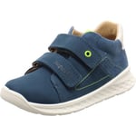 Superfit Boys Breeze First Walker Shoe, Blue Light Green 8020, 10 UK Child Wide