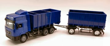 Camion MAN F2000 Camion Benne Jumeau 1:43 Modèle NEW RAY