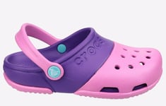 Crocs Childrens Unisex Electro II Clog Kids - Pink Mixed Material - Size UK 5 Infant