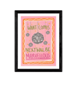 EAST END PRINTS Illustrated By Weezy 'What Comes Next Will Be Marvellous' Framed Print