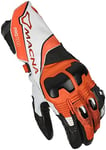 Macna Gants de Moto Protego L Blanc/Orange