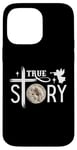 Coque pour iPhone 14 Pro Max True Story Crèche de Noël Jésus Chrétien Hommes Femmes Enfants