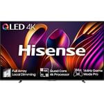 Hisense 100E7NQTUK 100" 4K QLED Smart TV 144Hz Refresh Rate with Freely