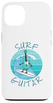 Coque pour iPhone 13 Surf Guitar Guitariste électrique Surfeur Vacances d'été