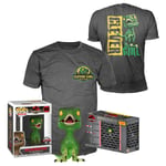 Funko Pop! & Tee - Jurassic Park - Velociraptor Size L