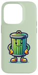 iPhone 14 Pro Garbage Trash Can Cartoon Character Design Case